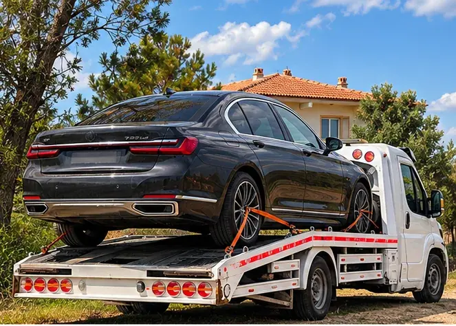 Niğde oto kurtarma ile sedan araç taşıma